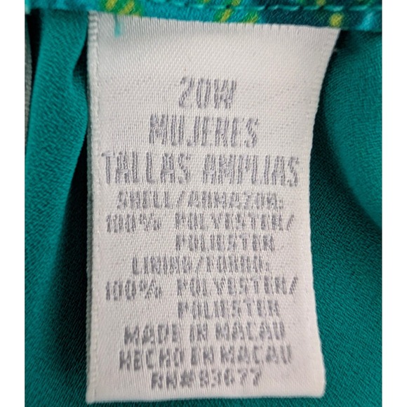 Vintage 90s Y2K Asymmetric Chiffon Midi Skirt 20W Floral Paisley Boho Cottage - Picture 7 of 7